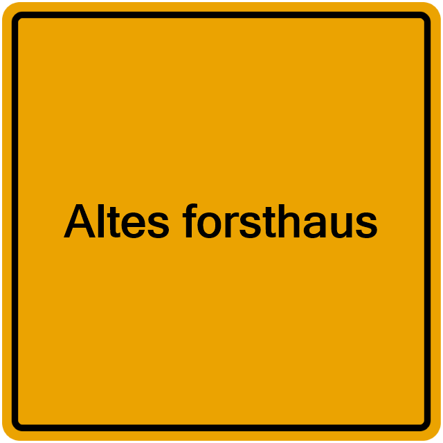 Einwohnermeldeamt24 Altes forsthaus